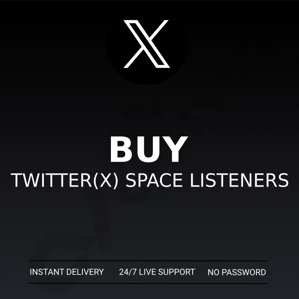 buy twitter space listeners 1