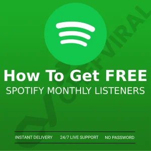 how to get free spotify monthly listeners