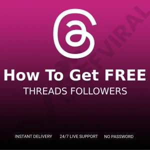 how to get free threads followers