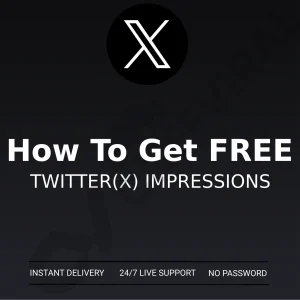 how to get free twitter impressions
