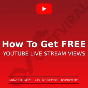how to get free youtube live stream views